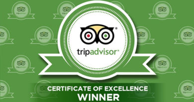 TripAdvisor Certificate Of Excellence