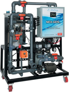 NEX-GENpH onsite chlorine generators are designed for heavily used pools.