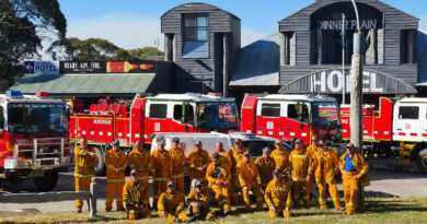 Dinner Plain CFA volunteer firefighters