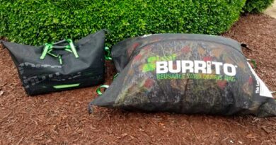 Leaf Burrito Tote Form and 5 Footer