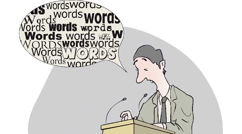 A word … about words.