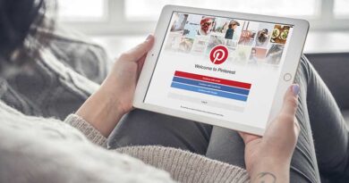 Pinterest on Tablet