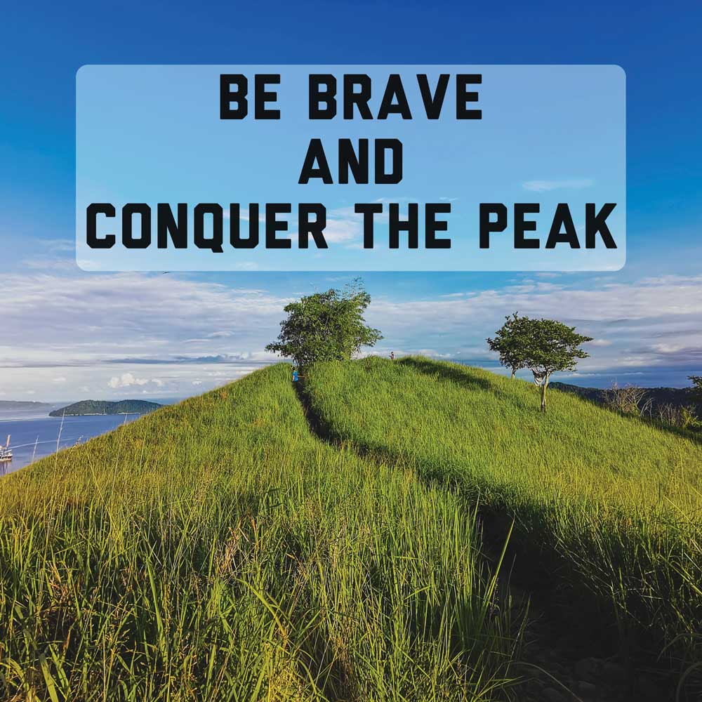 Be Brave and Conquer the Peak