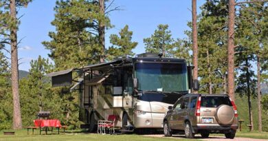 Campsite at Rushmore Shadows Resort, a new Travel Resorts of America property located near some of America’s most iconic tourist destinations, including Mt. Rushmore