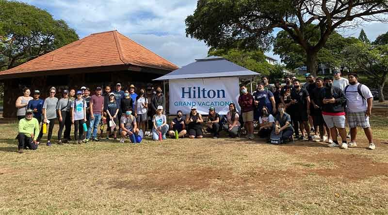 Hilton Grand Vacations & Mālama Pu`uloa to restore habitat at Kapapapuhi Point Park and shoreline of Pearl Harbor