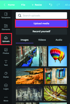 CANVA - Upload Media copy