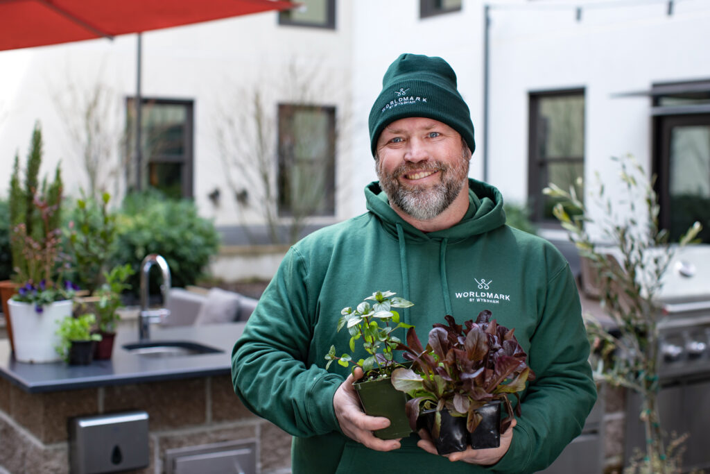 Daniel Campbell, WorldMark’s Urban Farming Educator