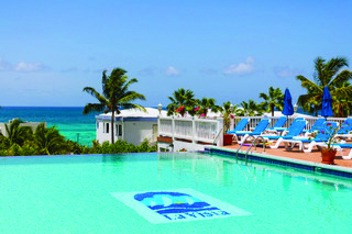 St Maarten’s Pelican Key - pool overlooking sea