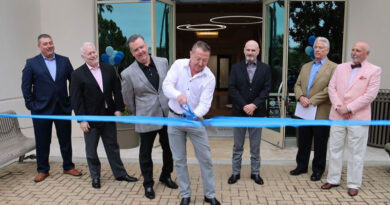 ribbon-cutting ceremony hosted by Gary Hyde and Ken Loury