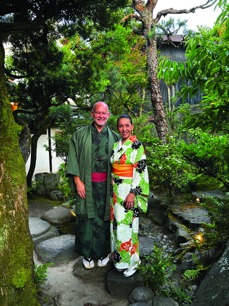 Beltran revisits Tokyo with husband last June.