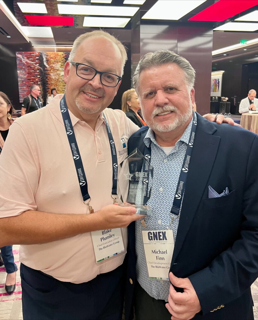 Blake Plumley, RRP, CEO and Michael Finn of The BluWater Group