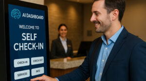 Self Check in at Lobby Desk