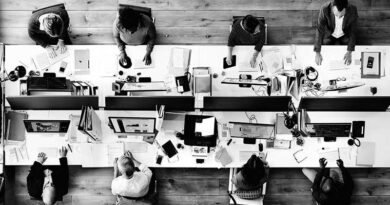 office team working togetherness workplace